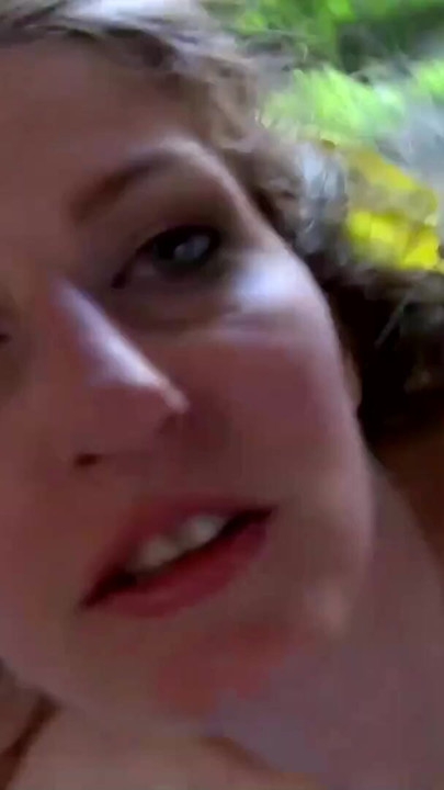 Extreme deepthroat beach milf with hanging tits gets cum on face | Clip 1