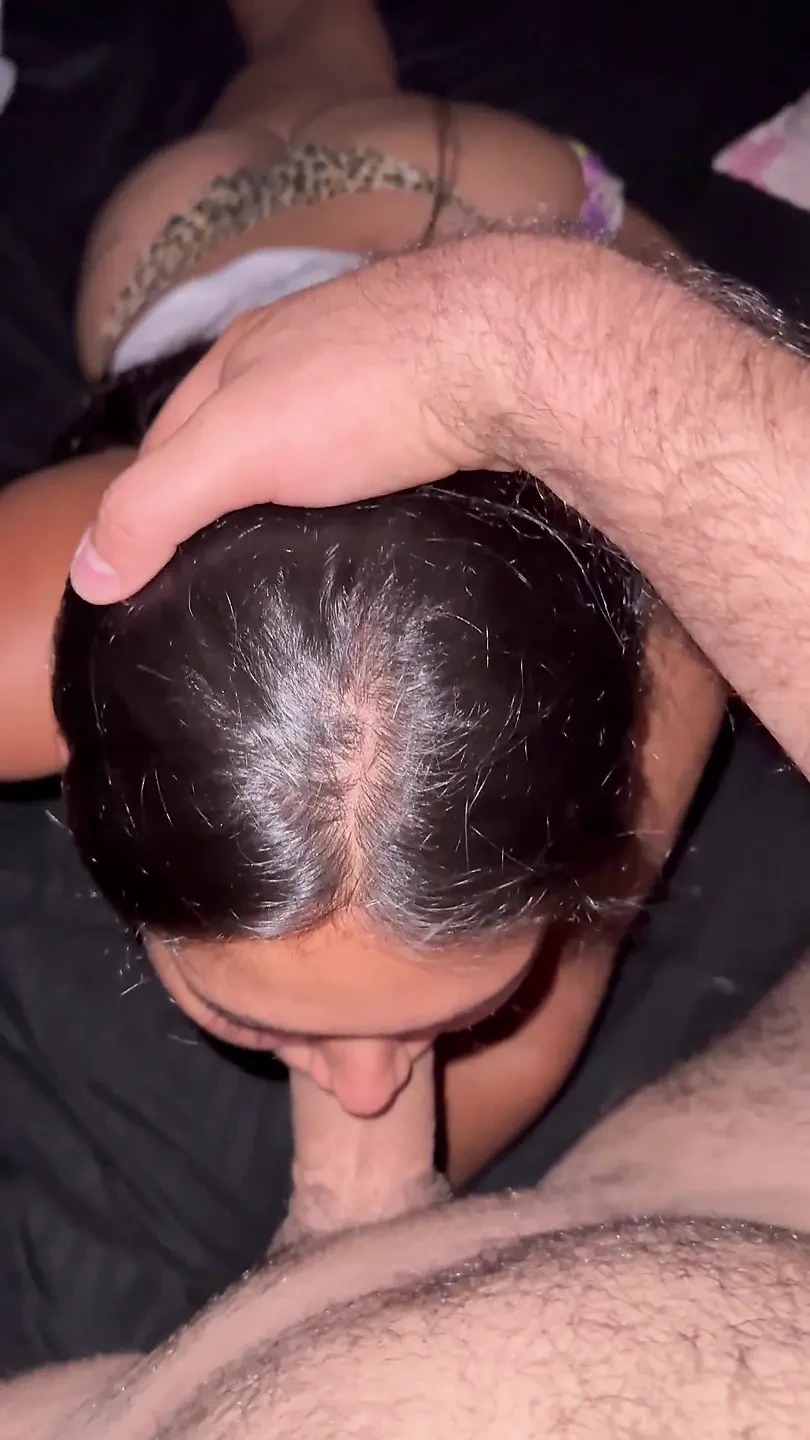 My Horny Stepmother Wakes Me up with an Exquisite Blowjob with Lots of Saliva