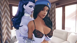 Widow maker Touching Anal My Slave are Getting Too Horny For Play With Girl