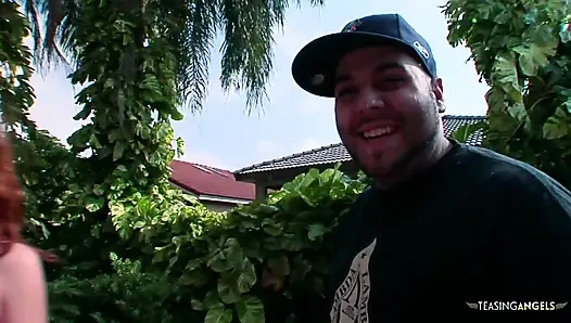 Redhead gets fucked in different positions before a facial