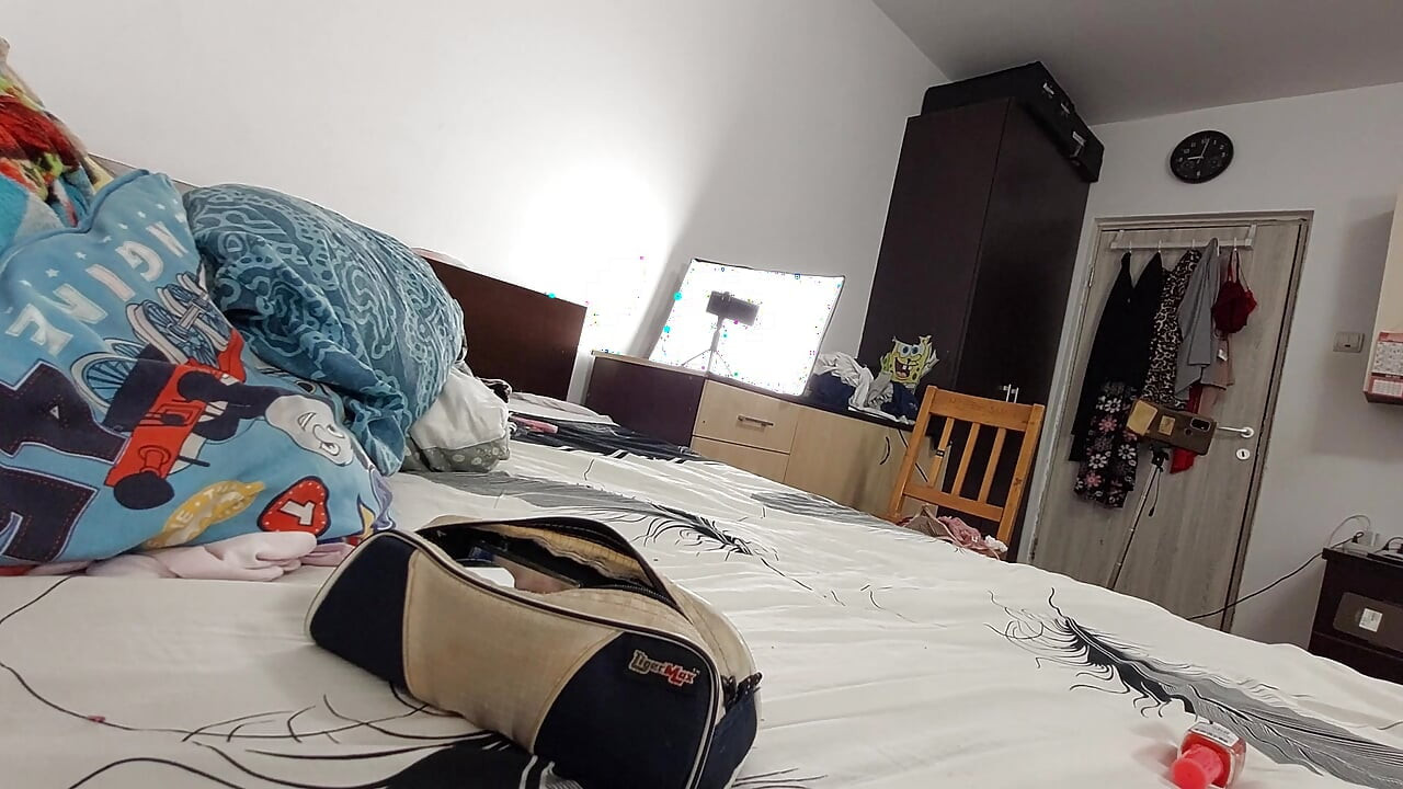 Sexy hair pussy wife tries on panties. Sexy wife workout at home naked. Amateur wife masturbates with her fingers in her pussy.