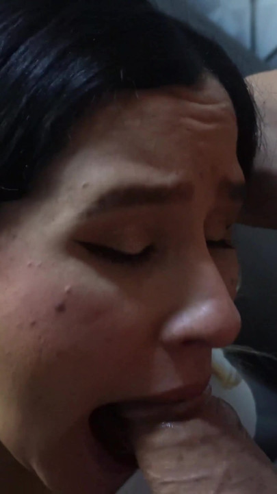 stepbrother because you cum in my throat -swallow milk | Clip 1