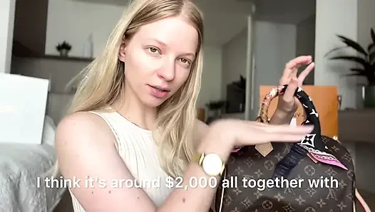 Findom luxus-shopping-haul 12k $ schwerer drain