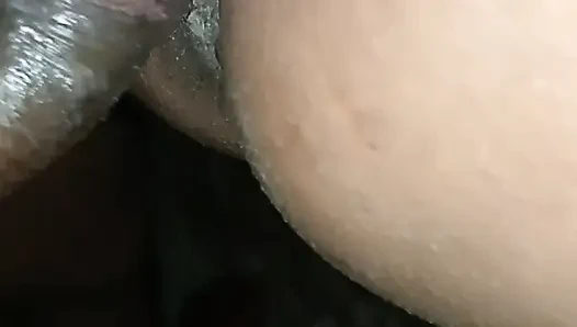 Desi indian girl creampie in night when her husband left for job