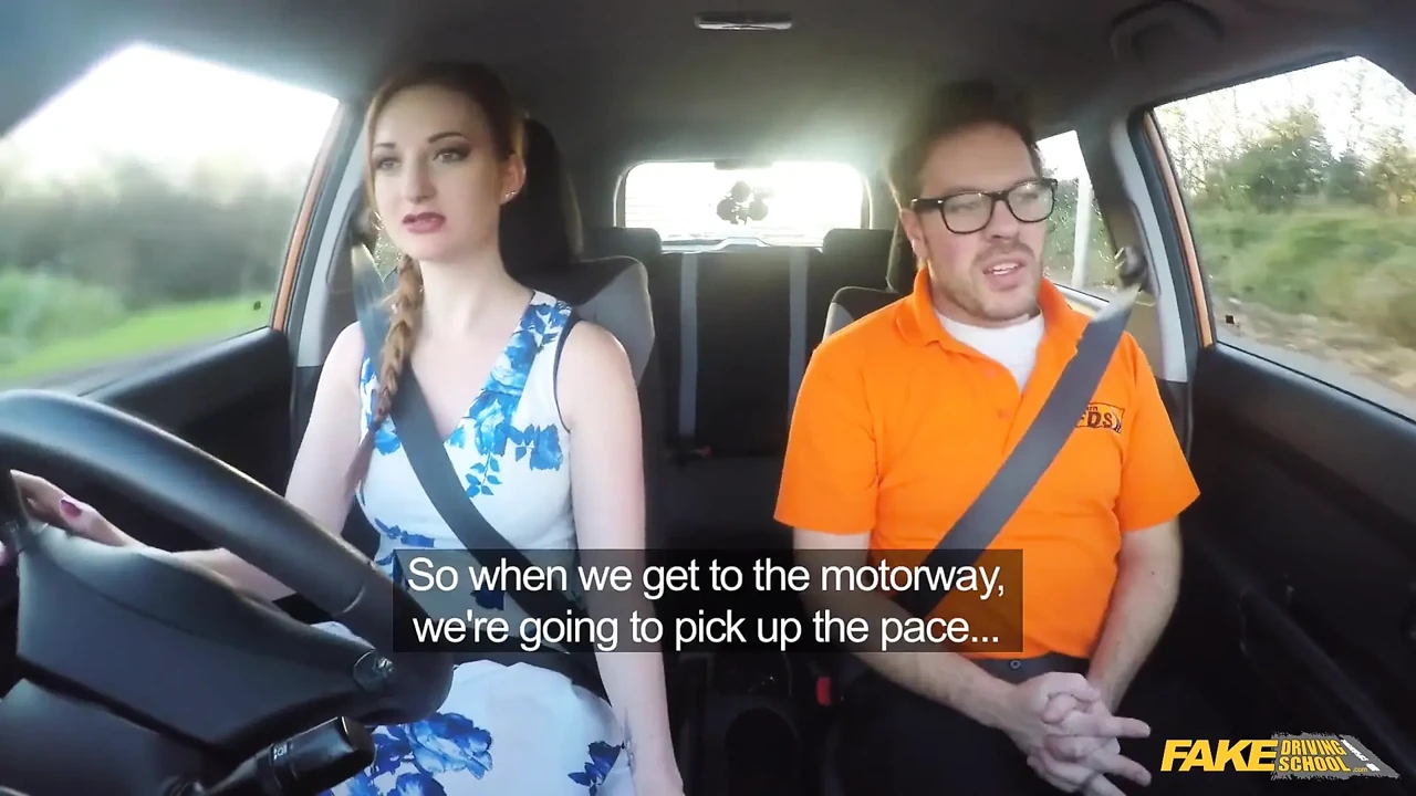 Fake Driving School - Hot Redheads Dirty Secret: Outdoor Blowjobs and Big Tits Worship