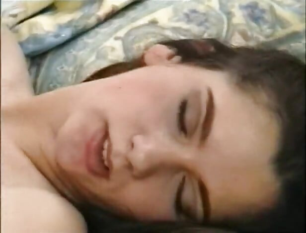 Brunette teen gets her hairy cooch slammed until cumshot