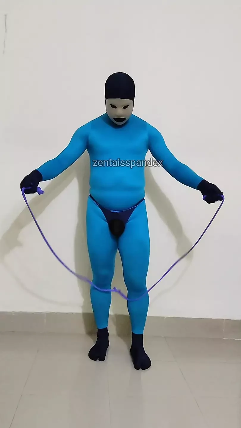 Zentai academia exercício escravo cosplay Spandex apertado body suit