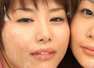 two japanese cuties bukkake