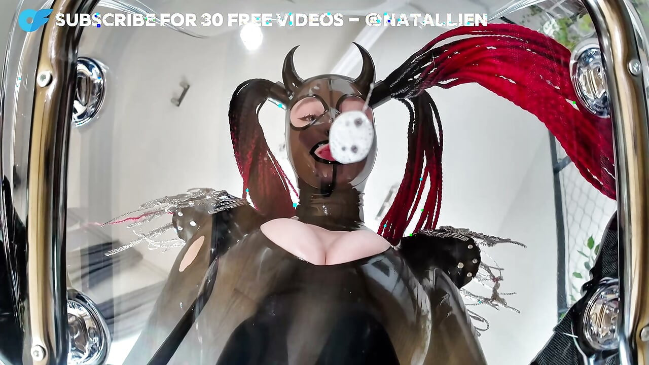 CreamPie Latex Condomsuit Messy Cum
