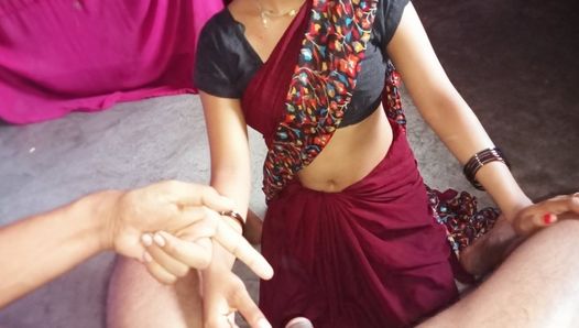 Desi, indisches Babhi, war erster Sex mit Dever in einem analem Fingerring, klarem Hindi-Audio und Dirtytalk