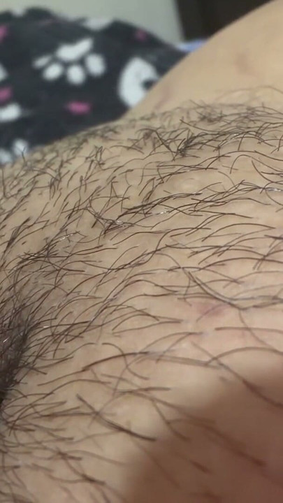 Hot mom with her delicious hairy pussy | Clip 1