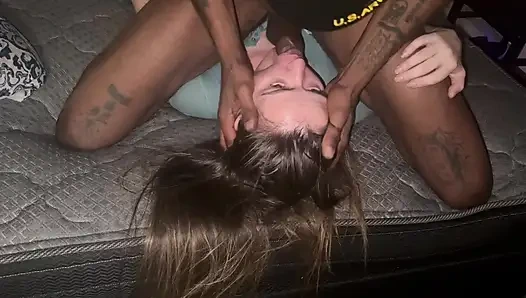 Jennyx taking her time enjoying Daddy Upside Down