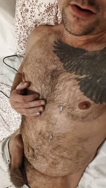 Wank in Spain after getting tattoed