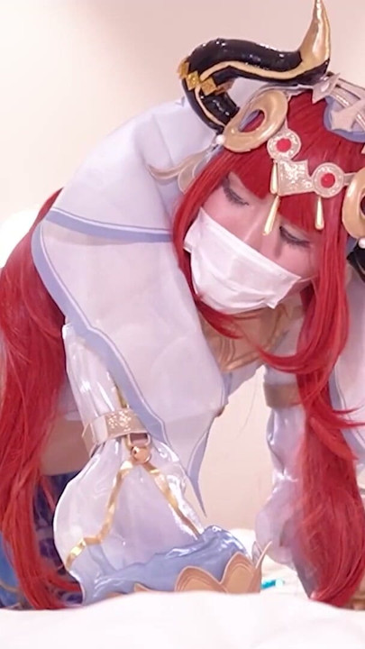 Genshin Impact Nilou Cosplayer get Fucked, Asian Hentai Cosplay 12 | Clip 2