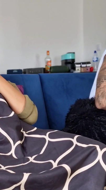 Horny MILF hides her sex machine under the covers! And her stepson discovers it! | Clip 2