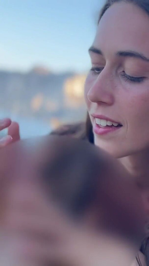This Spanish girl jerks you off until you in a crystal cup | Clip 1