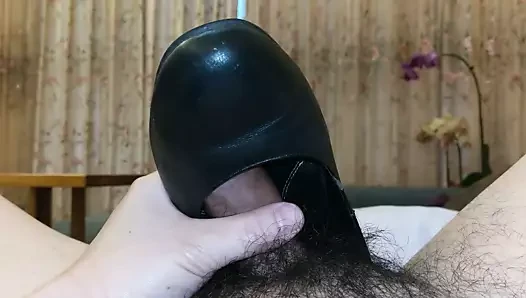 Komşunun çöp topuğunda lanet ve boşalmak