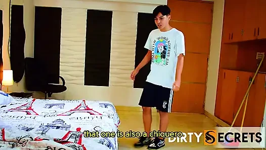 I CATCH MY STEPSON SNIFFING MY PANTIES AND MASTURBATING, AND I DECIDE TO FUCK HIM.