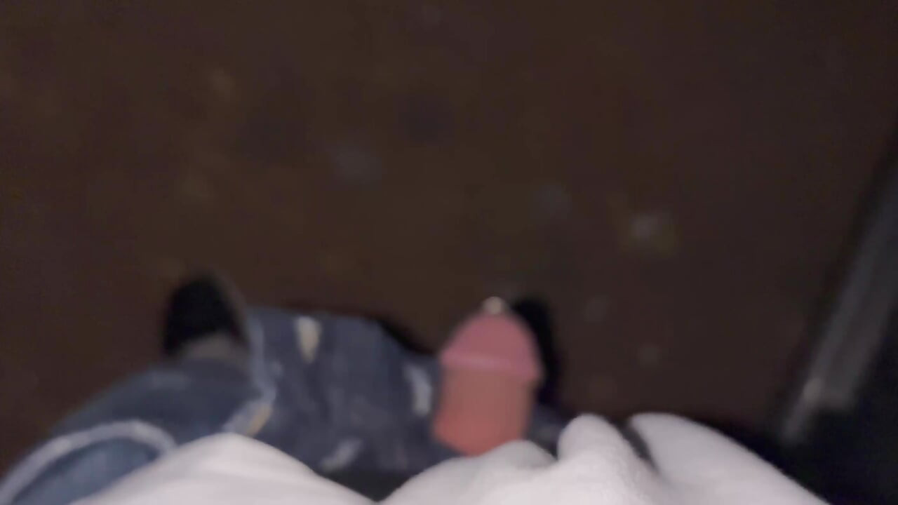 I fuck my car at night next to the public road