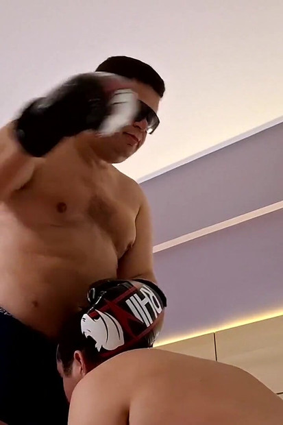 Cop Hitterboxer Giving Me Gutpunching