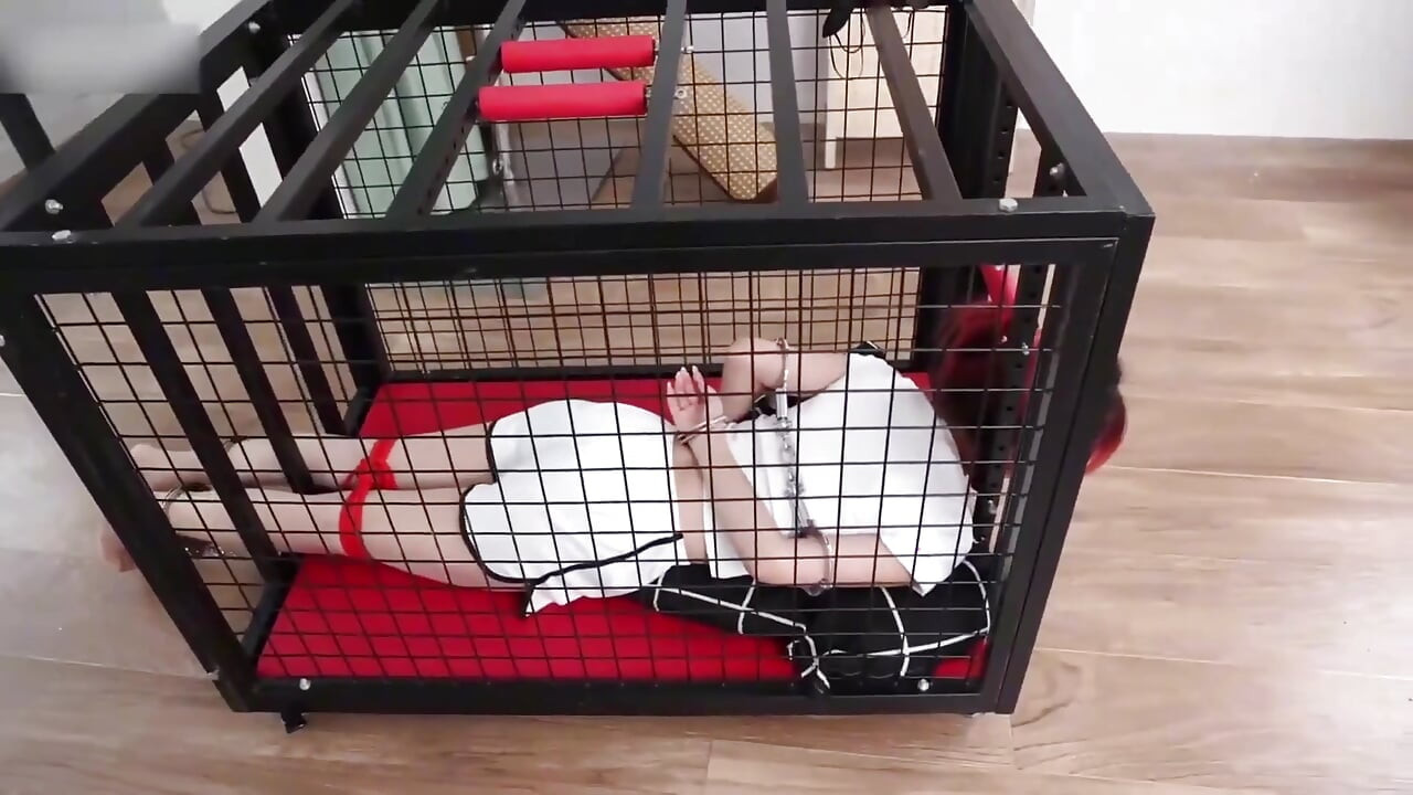 Barefoot Girl in a Cage