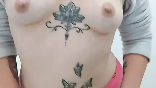 you want to see how milk falls from my breasts so that later you get horny and dare to fuck me?