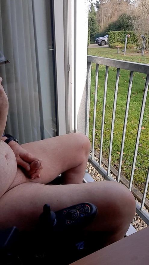 Smoking at the open window