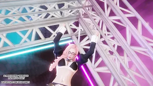 MMD Love It - Seraphine Sexy Kpop Dance League of Legends Hentai Uncensored 4K 60FPS