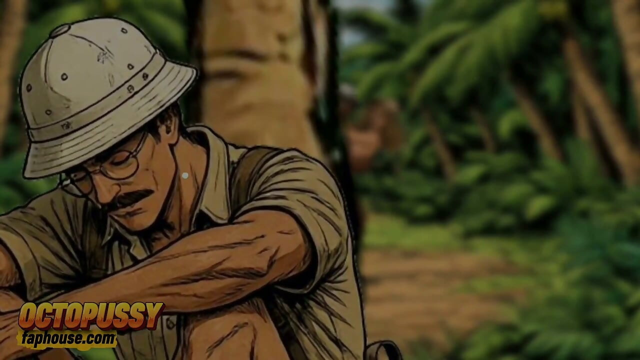 Extrema mamada y follada en la jungla, esposa blanca y bbc