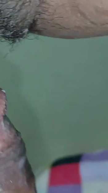 Stunning moment from "Stepson fucked his stepmother while giving her massage"