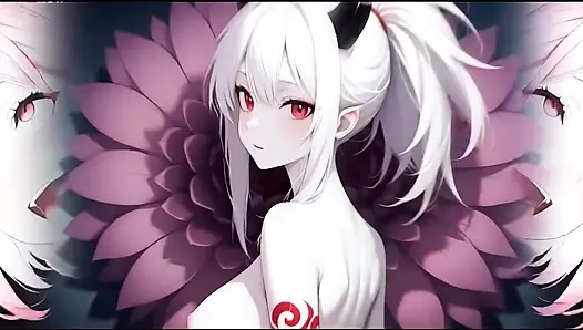 3D Goth Babe Rams A Massive Cock Deep, Pussy Stretches And Face Busted With Cum