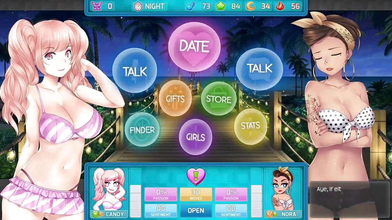 Huniepop 2 - 双重约会 - 第6部分饥渴内衣女郎由loveskysan制作