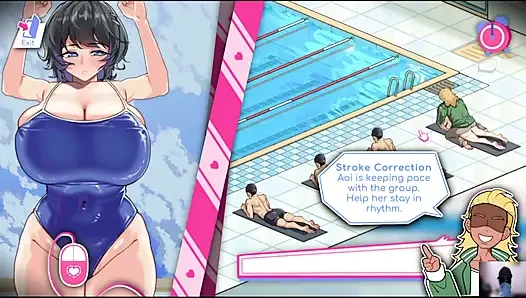Ep-1 lifeguard holic! NTR Hentai game gameplay! I got a swimming pool and there are many hot girls!