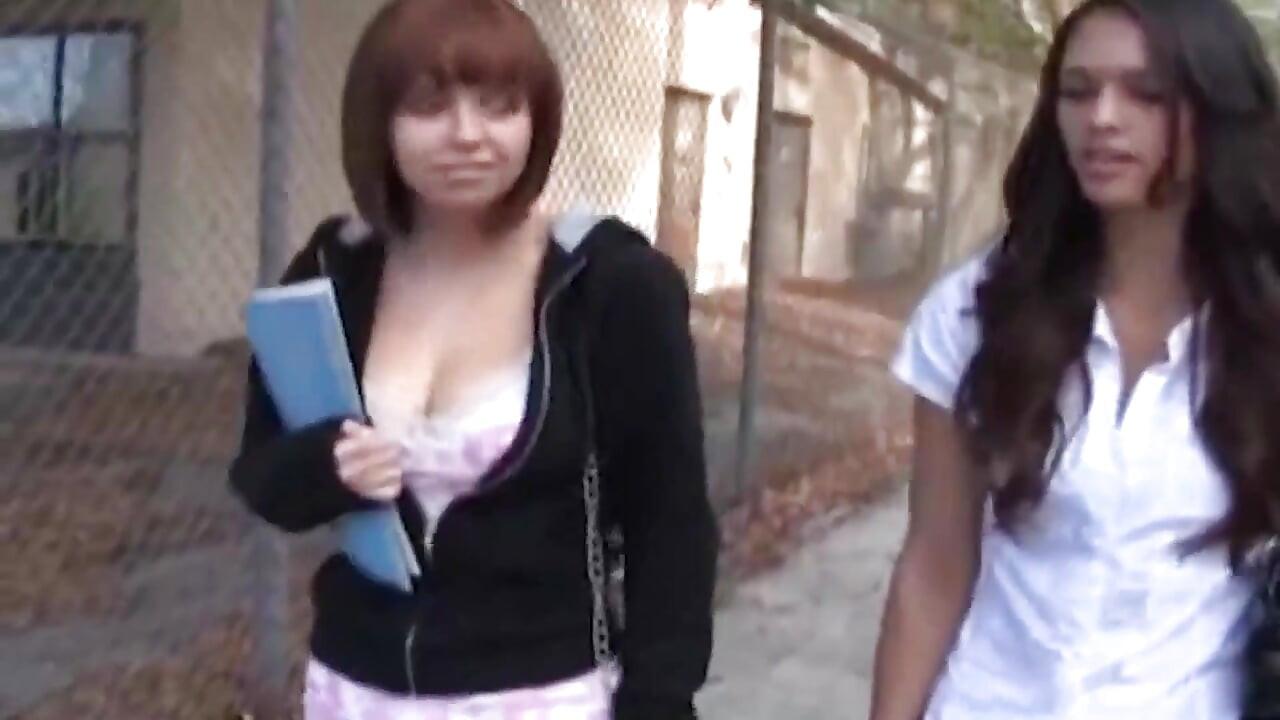 Lesbian School Girl Seduces Straight Girlfriend