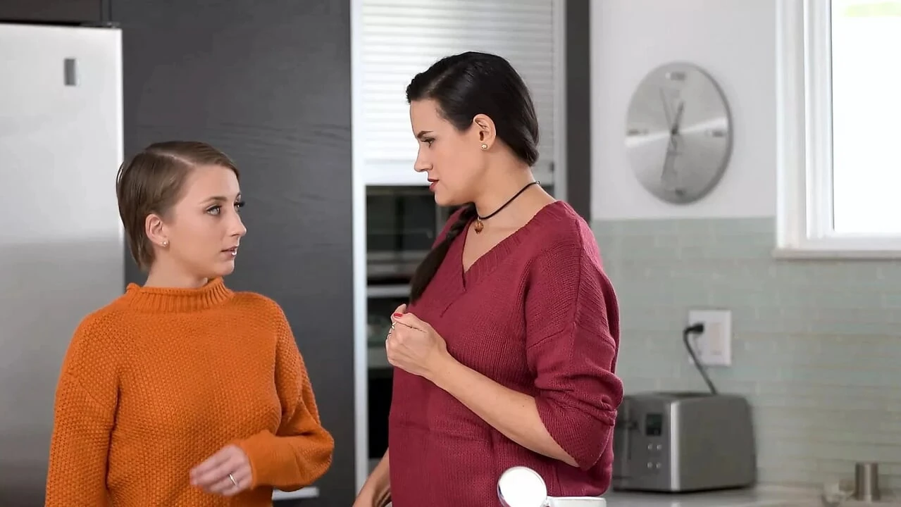 Family Strokes - Hot Teen Lets Her Stepsister's Sugardaddy Fuck Her, Too, To Reap All The Benefits