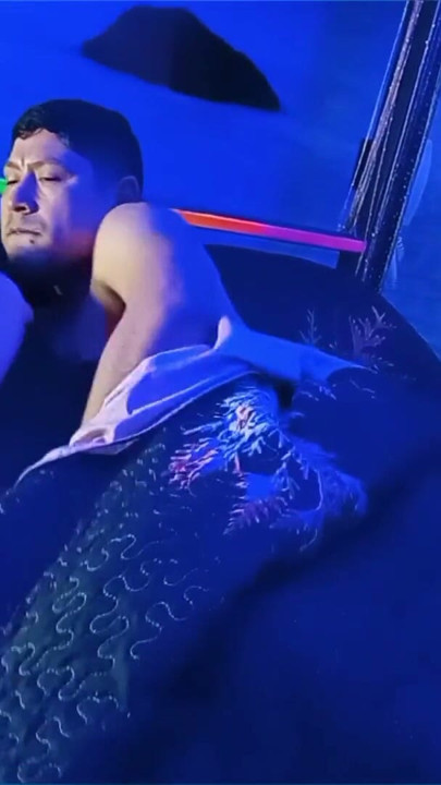 My boss and I are sharing a hotel room with a single bed, and we ended up fucking. | Clip 3