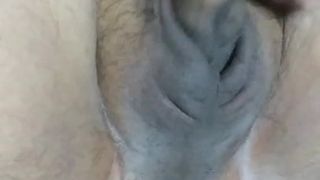 Horny Chub Jerking small cock and lifting legs