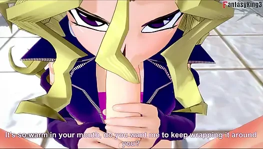 Mai Valentine'in oral seksi - yu gi oh