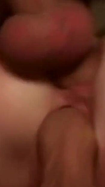 Sexy brunette takes two dicks and fucks hard