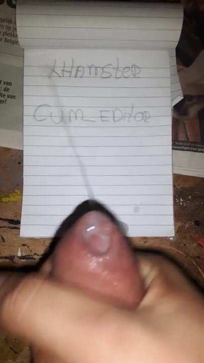 A cumshot with me accu name