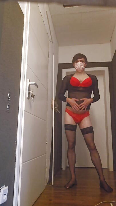 Sissy Masturbates While It's Hot Part 1