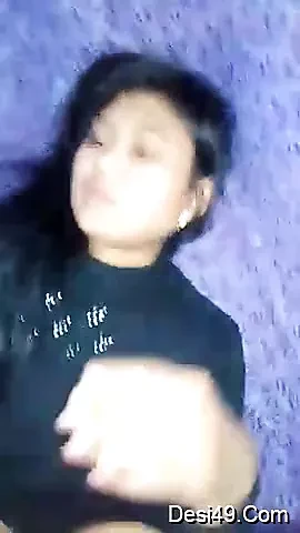 Nepali girl riding her bf