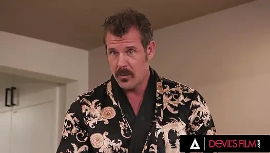 DEVILS FILM - Shocked Wife Catches Husband With A Beauty But All Agree To Hot Cheating Threesome