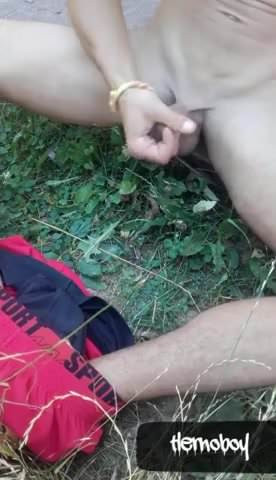 Wanking In Public Park