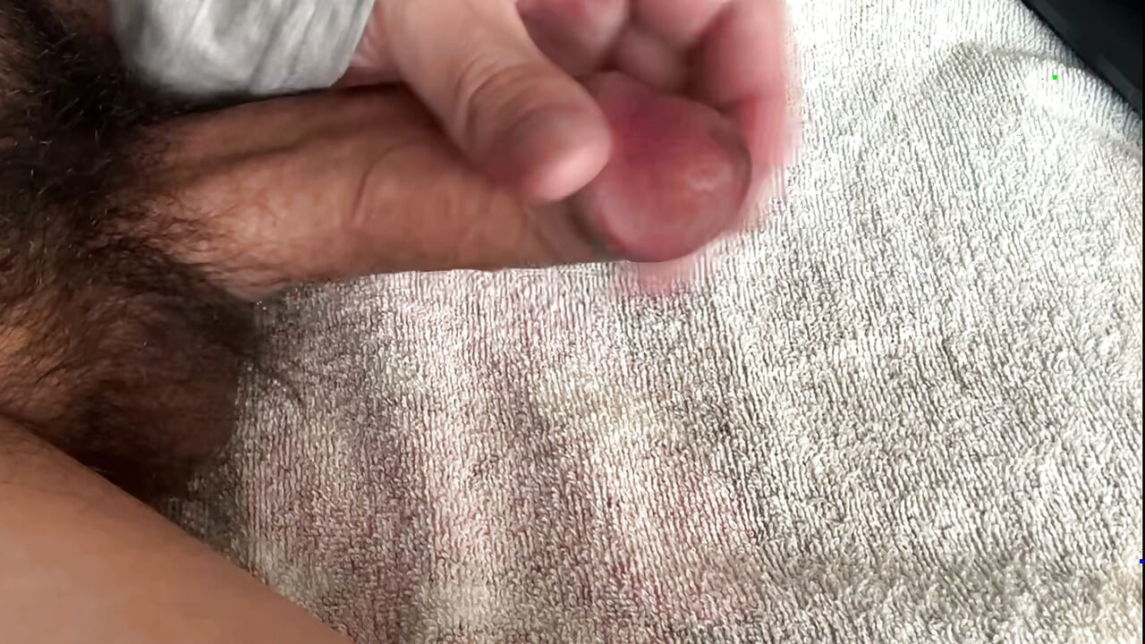 pov jerking off and shooting a thick load