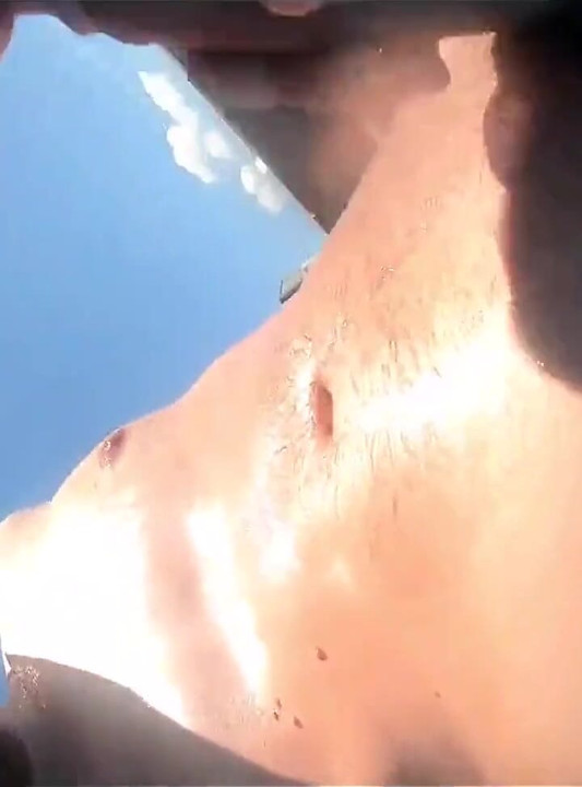 Pregnant Pool Sex Young MILF! Putting on a Show for the Neighbors