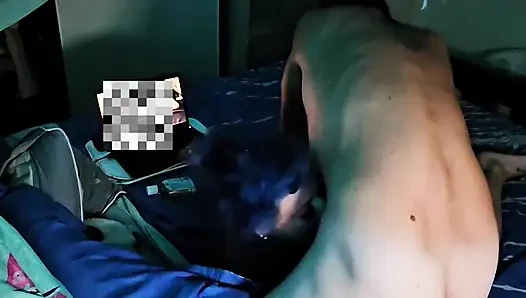 Amatör çift - tam 5 dakikalık hd video - bakış açısı yatak odası sahnesi açıklaması: