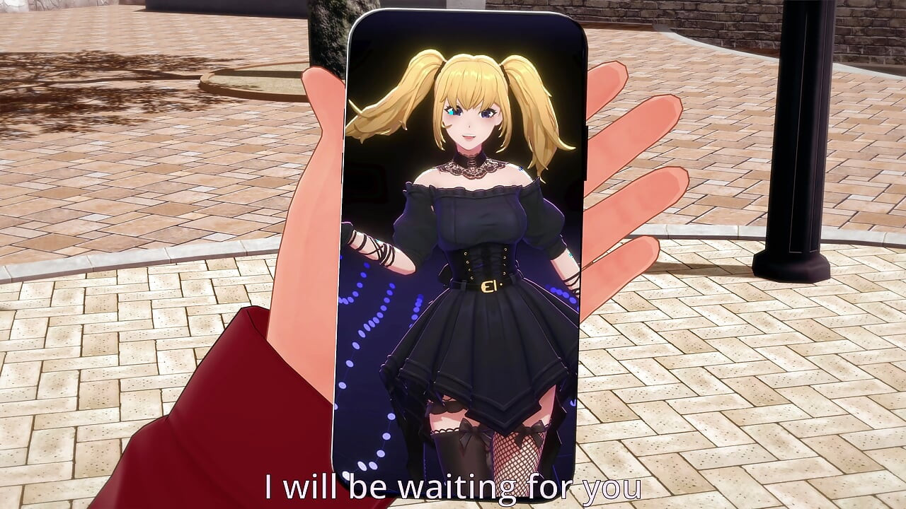 Ani Grok me convida para sua casa para um boquete