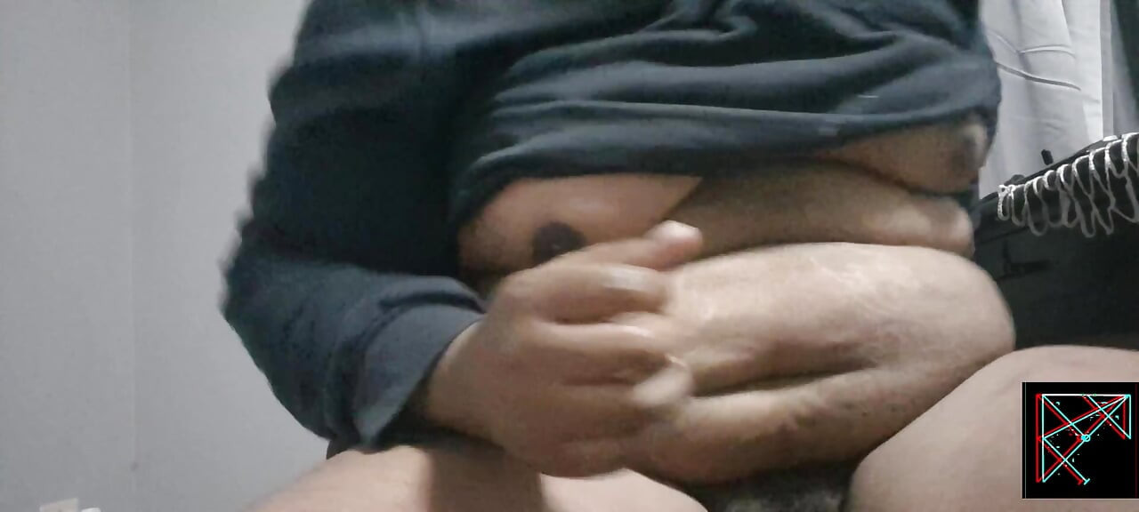 Trans BBW Fucks Herself with Her Own Cum