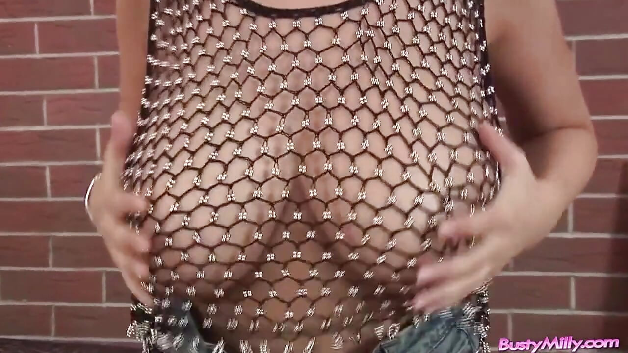 Milly Moris Sexy in Mesh